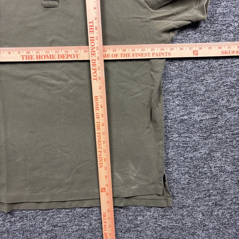 VIntage 90s Polo Ralph Lauren Short Sleeve Polo Shirt Olive Green Mens XL